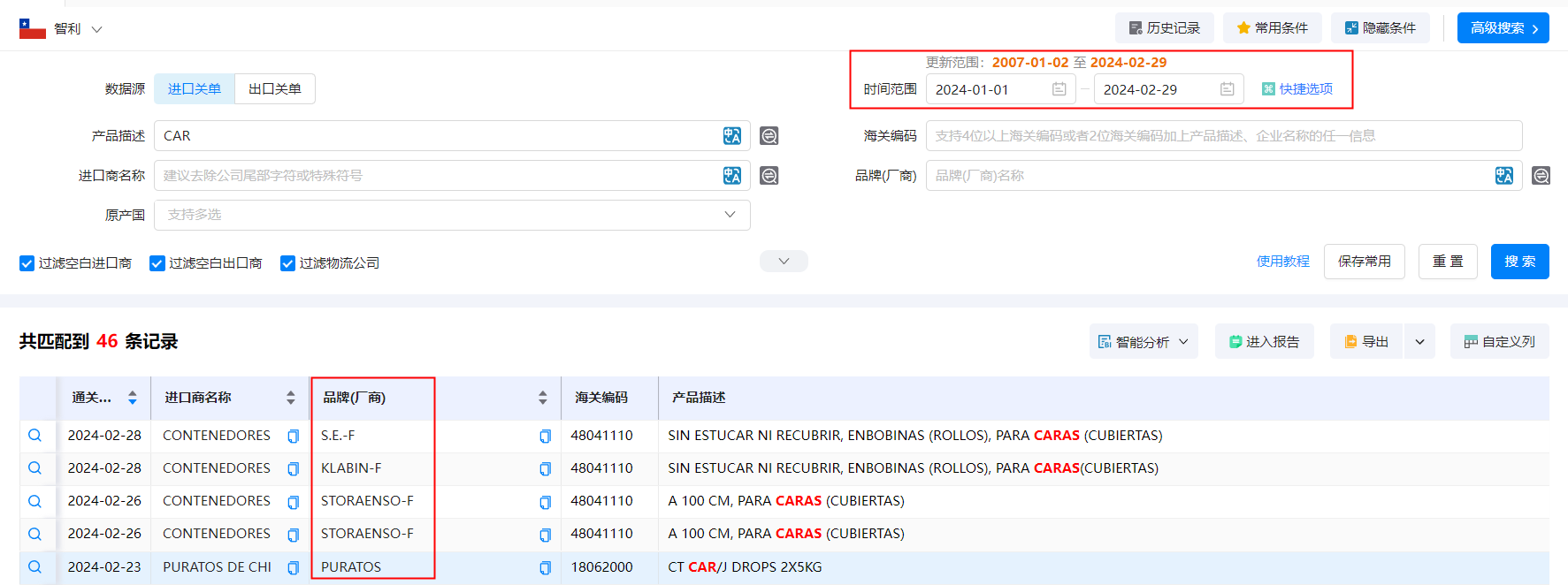 海关贸易数据,智利海关贸易数据,凯发K8智利海关贸易数据 海关贸易数据,智利海关贸易数据,凯发K8智利海关贸易数据